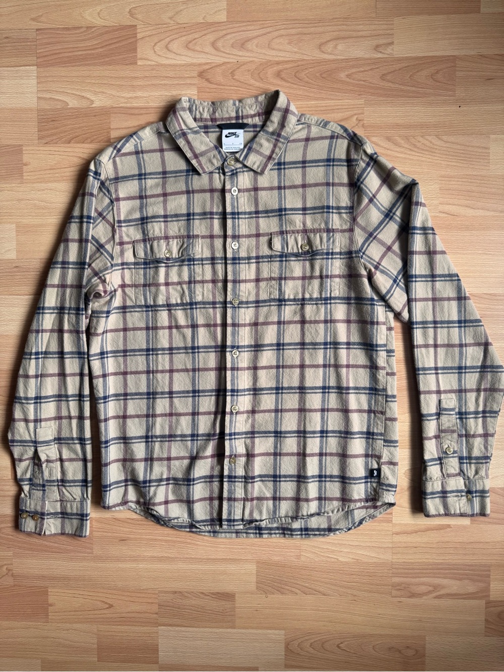 Nike SB Plaid Button-Up Shirt